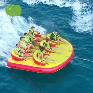 7 Riders Banana Slider Inflatable Drift Slider Water Towable