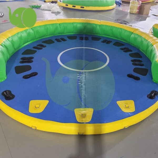 8 Persons Inflatable Towable Boat UFO Sofa Ski Tube Crazy Inflatable Aqua Speed Flying Boat - Image 2