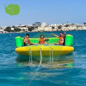 8 Persons Inflatable Towable Boat UFO Sofa Ski Tube Crazy Inflatable Aqua Speed Flying Boat